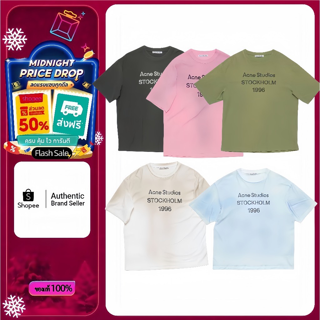 💫ของแท้ 100%💫 Acne Studios 1996 t-shirt เสื้อยืด เสื้อผ้า