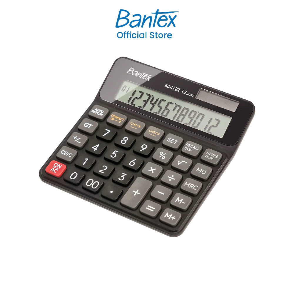 Bantex เครื่องคิดเลข เครื่องคิดเลขดิจิทัล หน้าจอ 12หลัก 240ฟังก์ชัน อุปกรณ์สํานักงาน Calculator