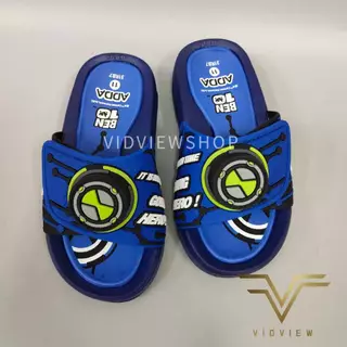 VIDVIEW มีส่งด่วน รองเท้าแตะเด็ก Adda 31RB7 Ben10 ปรับสายได้ แบบสวม ไซส์ 25-35