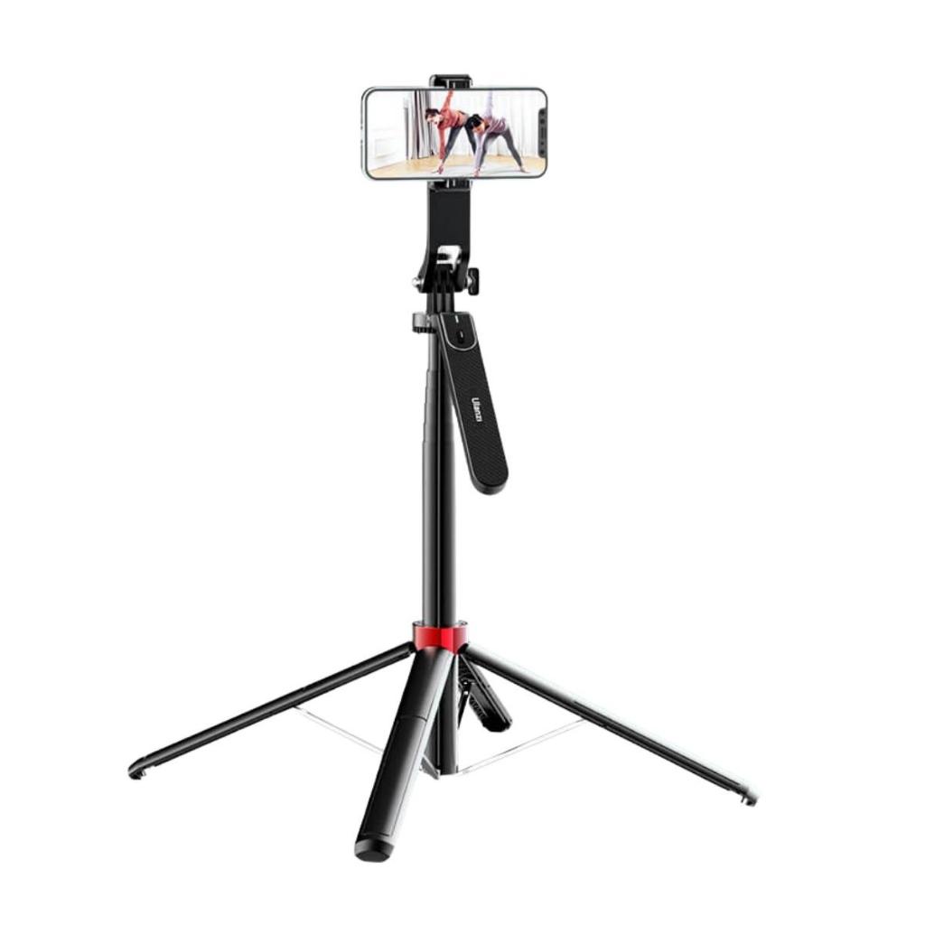 Ulanzi MA09 Bluetooth Remote Control Selfie Stick ไม้เซลฟี่แบบ 4 ขา มีรีโมทบลูธูท หัวจับมือถือในตัว