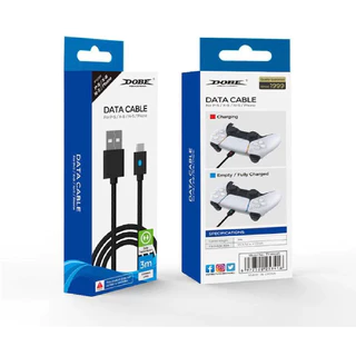 DOBE Blue light data cable TY-0803D สายชาร์จจอย พร้อมไฟบอกสถานะ LED