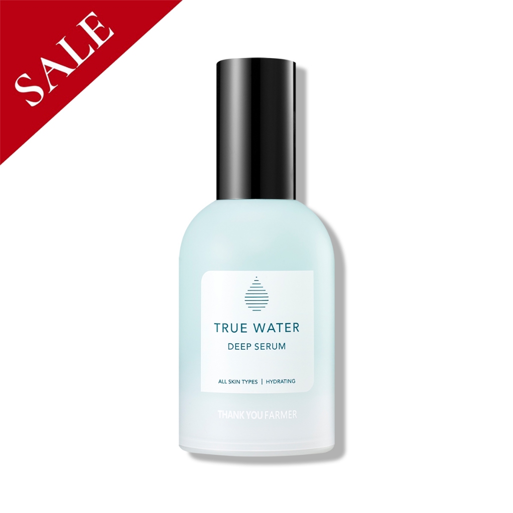 THANK YOU FARMER True Water Deep Serum เซรั่มเพิ่มความชุ่มชื้น ฟื้นฟูผิวมีชีวิตชีวา 60 ml.