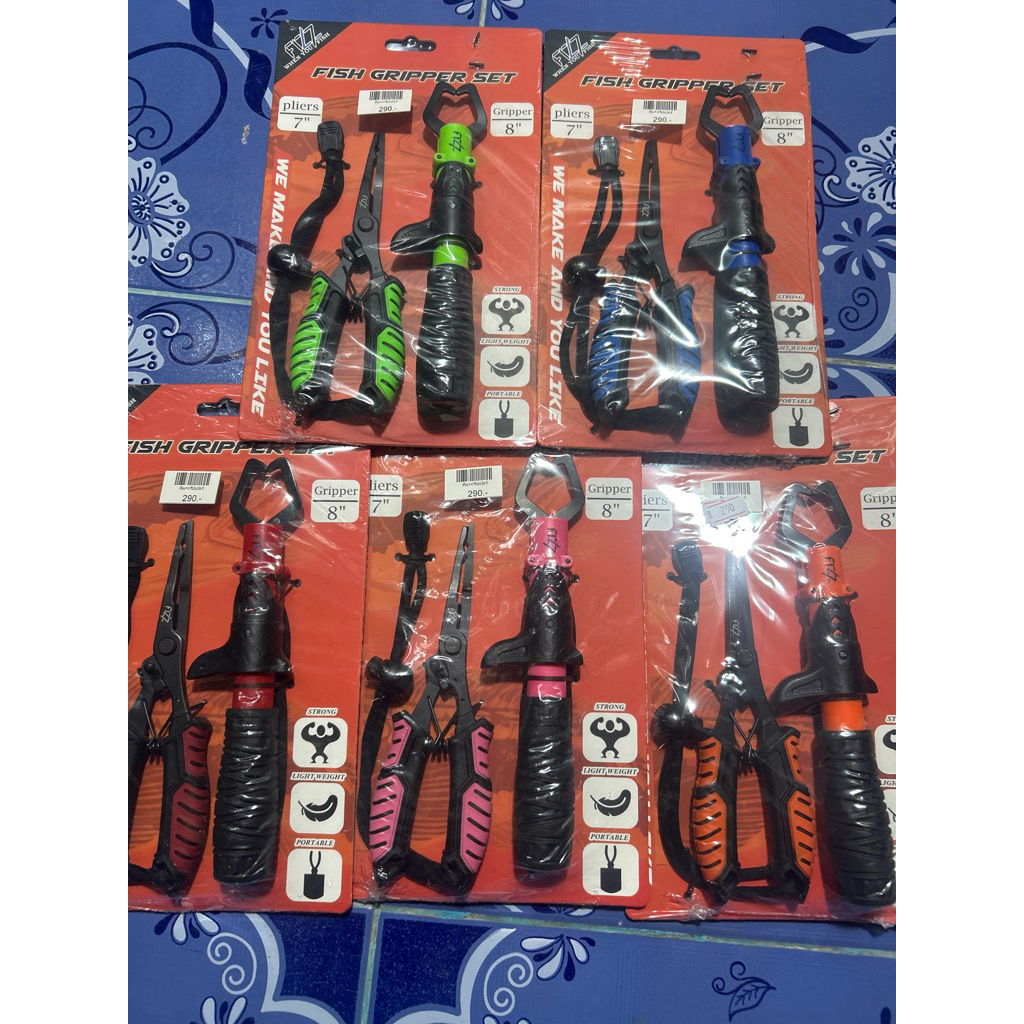 คีม+กริ๊ปเปอร์ Fizz fish gripper set