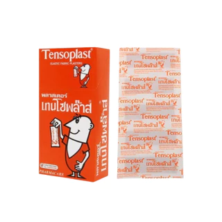 [1 กล่อง, 100 แผ่น] เทนโซพล๊าส พลาสเตอร์ผ้ายืด Tensoplast plasters