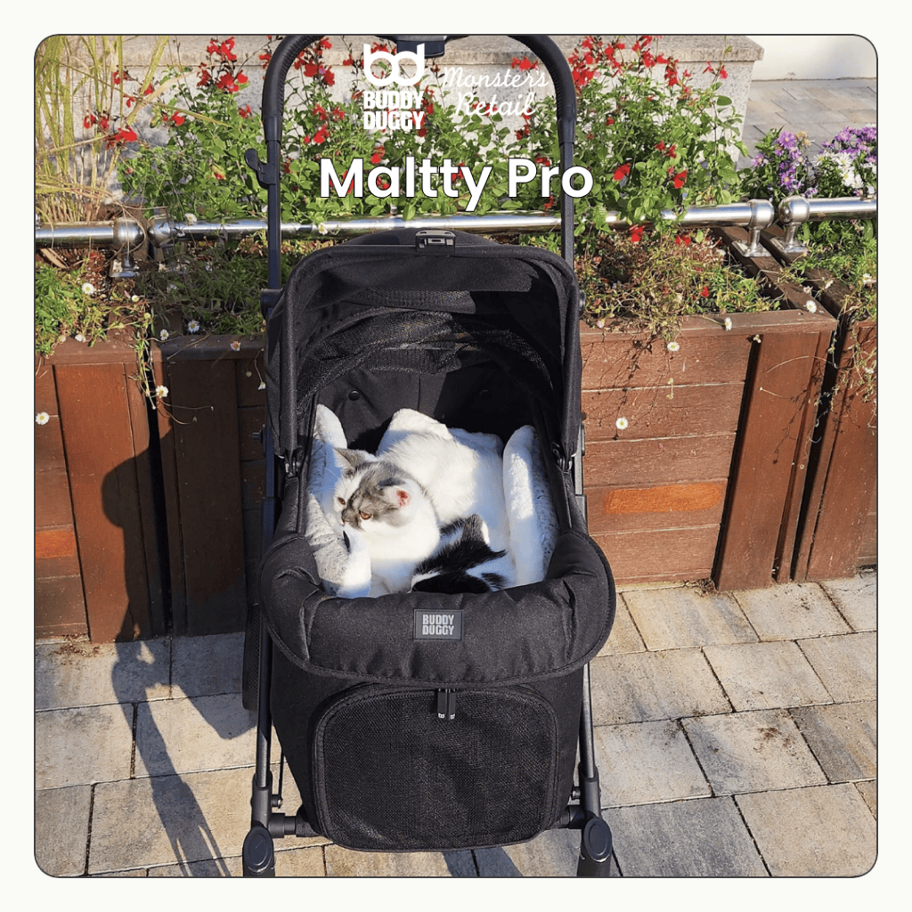 รถเข็นสัตว์เลี้ยง BUDDYDUGGY รุ่น Maltty Pro รูปที่ 4