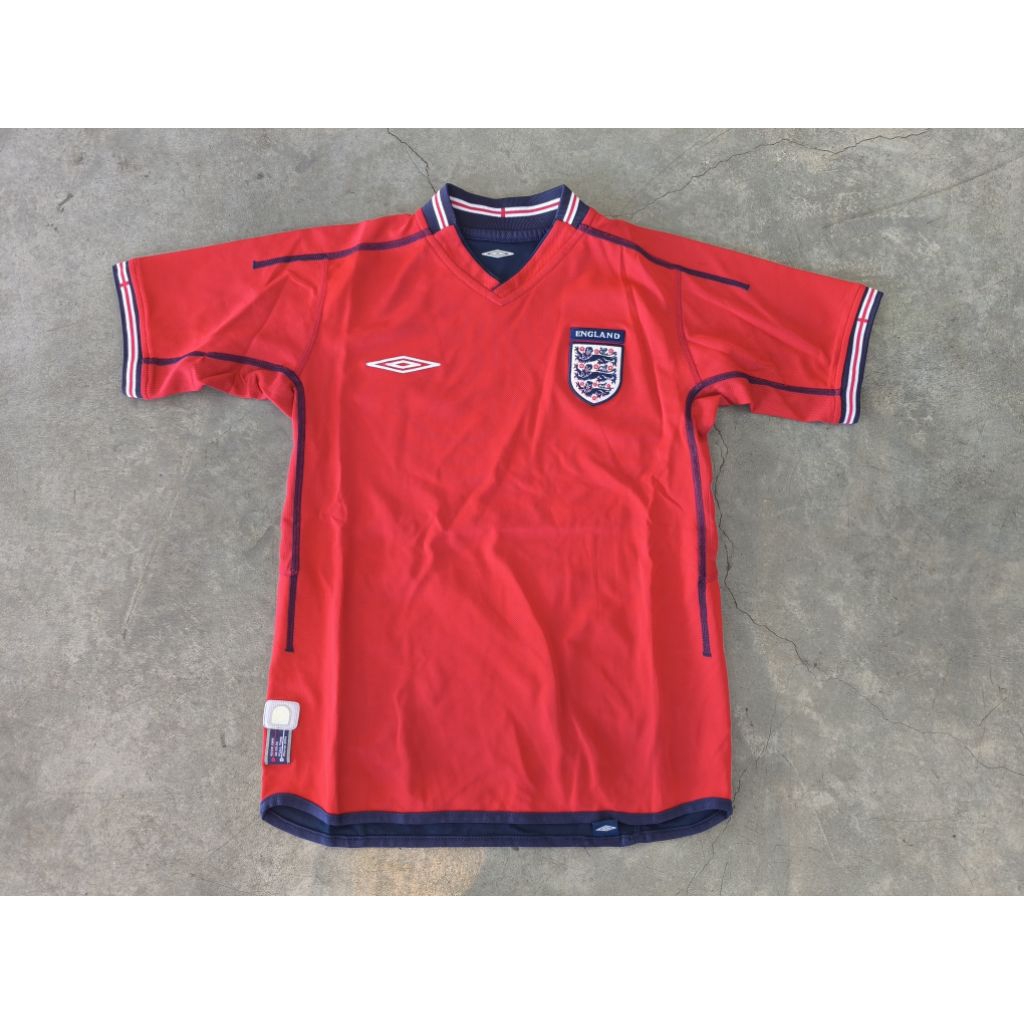 Englang 2002 wc เสื้อบอลแท้ ทีมอังกฤษ
