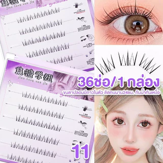 RL4 ขนตาปลอมช่อพร้อมกาวในตัวซื้อ 5แถม1 ขนตาก้านนิ่ม ติดง่ายกันน้ำกันเหงือ มี30รุ่นให้เลือก