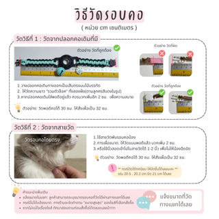 ♡ ปรับขนาดได้+ป้ายชื่อ♡ ปลอกคอสัตว์เลี้ยง แมว-หมา เคสGPS Airtag , Hocotag ✦ Made to order ✦ | chaco_shopp