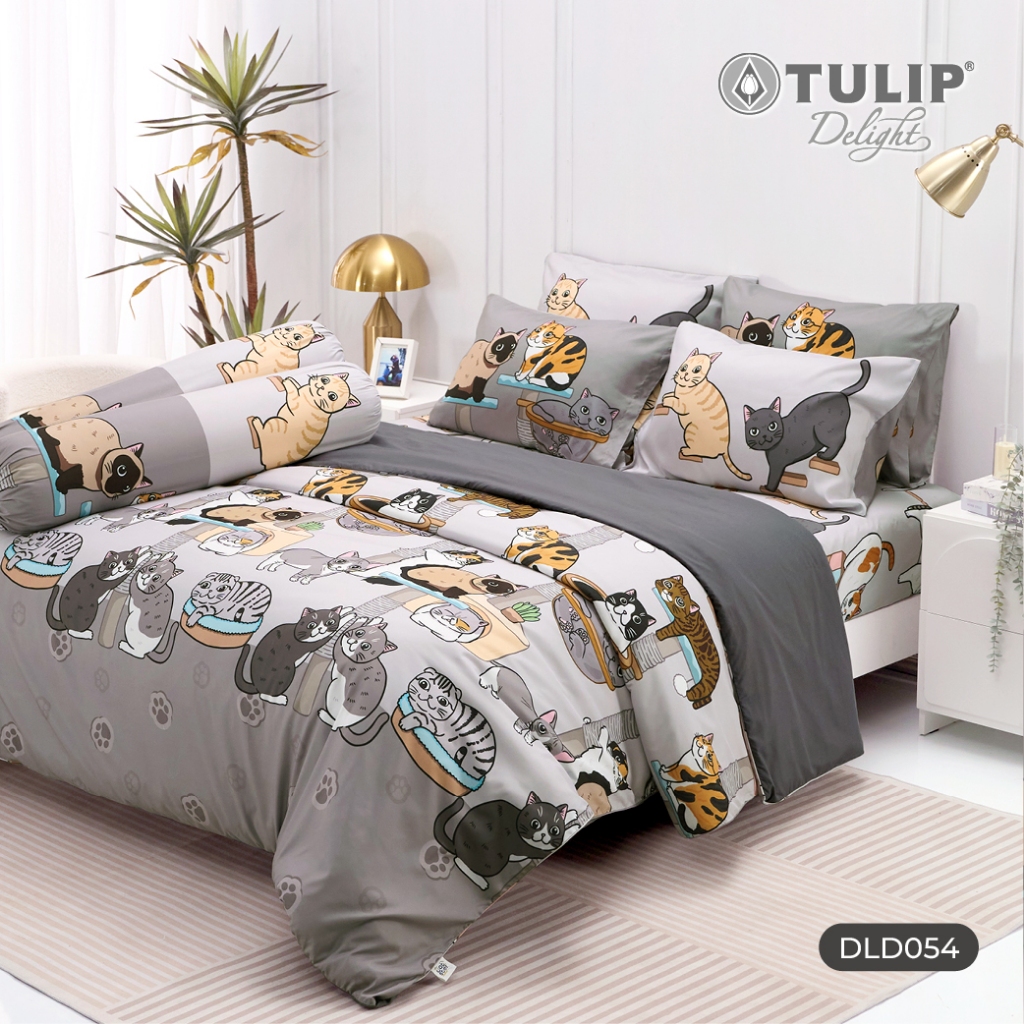TULIP Delight ชุดผ้าปูที่นอน ทูนหัวของบ่าว ลิขสิทธ์แท้  DLD054 ผ้าห่ม ผ้านวม ผ้าปูที่นอน