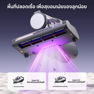 [NEW 2026] JIMMY BX8 Pro Dust Mites Vacuum Cleaner ฆ่าเชื้อ 99.9% | ปล่อยละอองหอม | ร้อนกราฟีน 65°C | มีที่ขูดฝุ่นในตัว