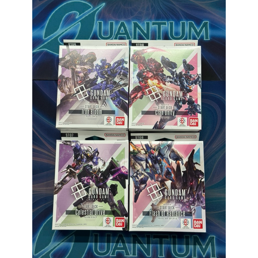 GUNDAM CARD GAME Starter Deck [ST05-ST08] มือ1 มี Promo ในกล่อง