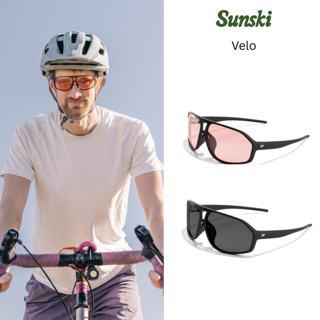 [SUNSKI] แว่นกันแดด polarized รุ่น Velo แว่นตากันแดด เลนส์โพลาไรซ์ block 100% UVA/UVB/UV400