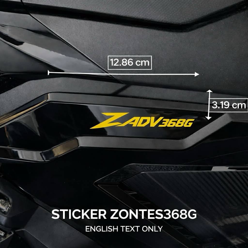 สติ๊กเกอร์ ZONTES368G สีสะท้อนโดดเด่น