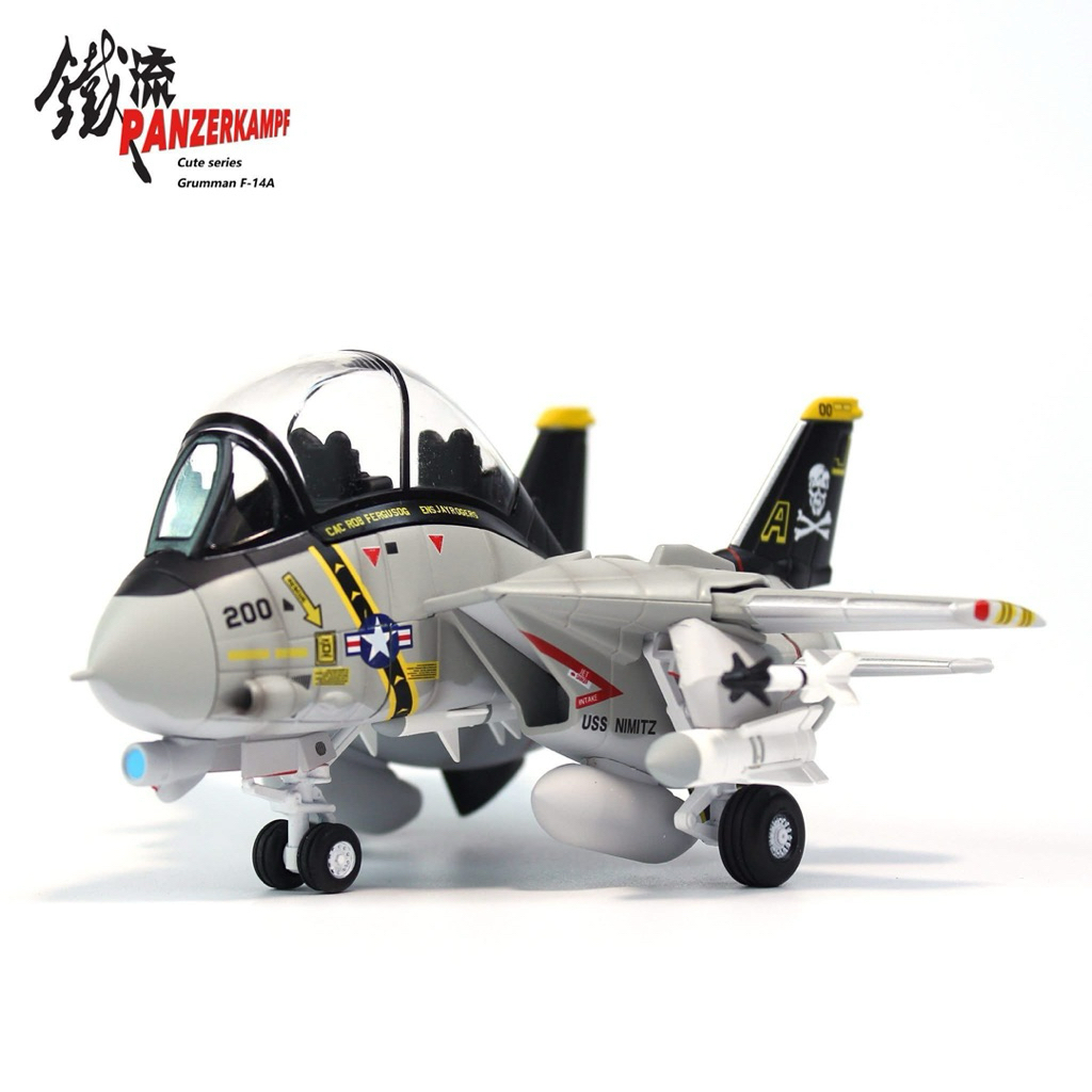 【Pre-Order】 Diecast Model Panzerkampf Cute Series – F-14A Tomcat 😈✈️