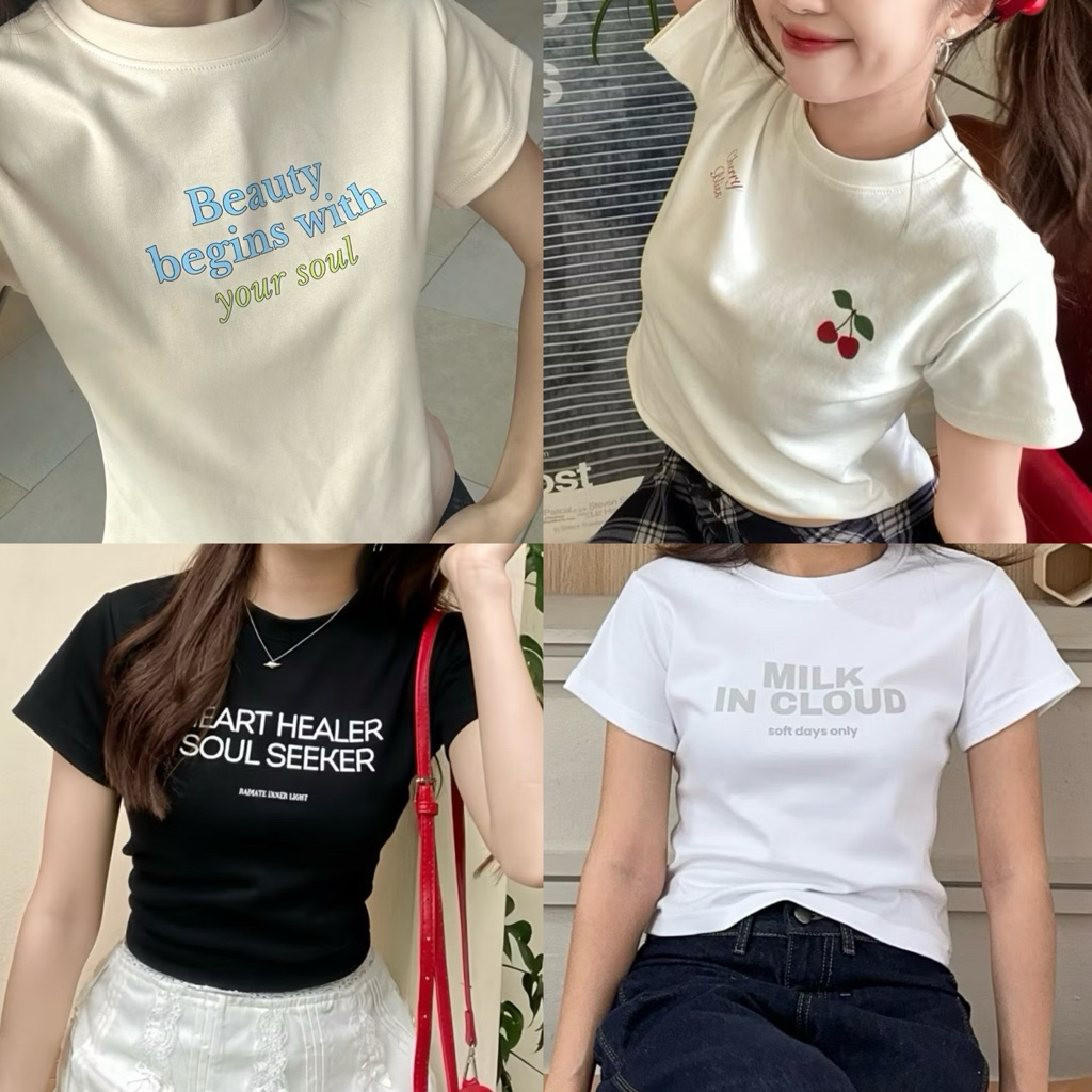 myyoungs - Baby Tee เสื้อยืดเบบี้ที