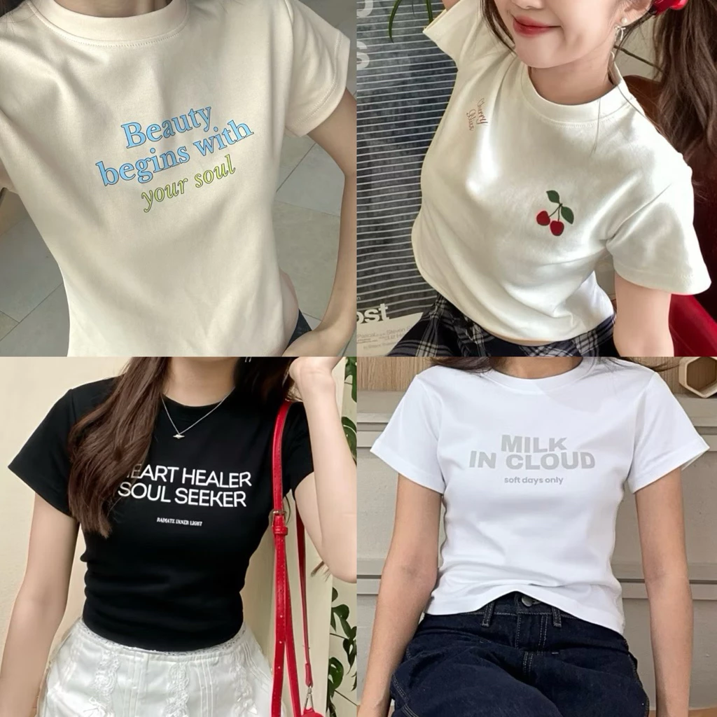 myyoungs - Baby Tee เสื้อยืดเบบี้ที