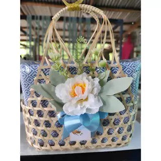 💐ผ้าคลุมไหล่(พร้อมชะลอมของขวัญ)ผ้าขนาด50*210 ซม.🌷ของขวัญ🌷งานแต่ง🌷งานเกษียณ