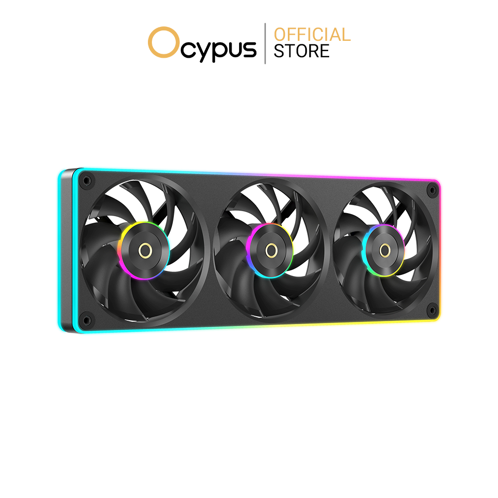 OCYPUS SIGMA F36 BLACK ARGB (COMPUTER FAN / พัดลมคอมพิวเตอร์)