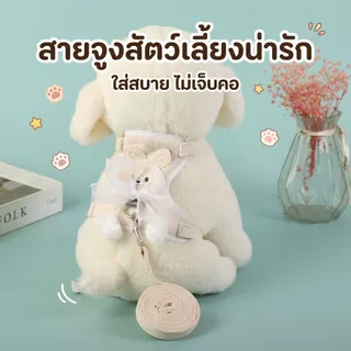 wen.W2 สายจูงสัตว์เลี้ยง กระต่าย สําหรับสัตว์เลี้ยง ขนาดเล็ก
