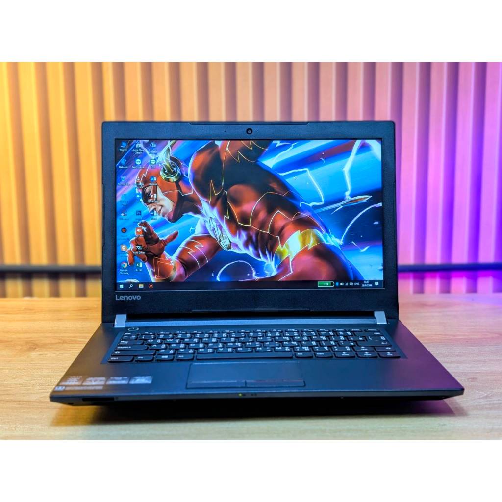 second hand notebook  Lenovo V510   สเปก intel Core i7-7500U (gen7)   Ram 8 GB SSD 256 GB   แบตเก็บไ