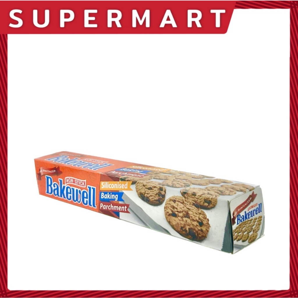 SUPERMART Bakewell กระดาษไขรองอบ 30ซม.*5ม. #1311142