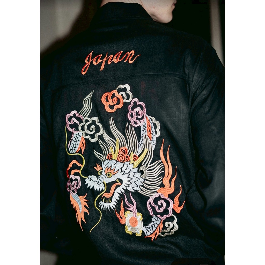 Sukajan Vintage Dragon Shirts