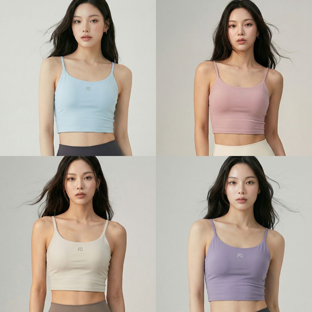 Maison Nabi - SoftTone Bra สายเดี่ยวสปอร์ตบรา เสื้อผ้าออกกำลังกาย โยคะ พิลาทิส (Pilates) ทรงสวยเข้ารูป ฟองน้ำถอดได้