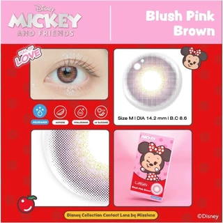 Soft Hug Hazel & Blush Pink Brown Disney Series (Official License) ลิขสิทธิ์ดิสนีย์แท้( Mickey & Minnie )Type 1 Month