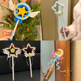 100เส้น DIY ลวดกำมะหยี่ ลวดกำมะหยี่ขนาด 30cm ทำดอกไม้ โมอานุย ลวดทำดอกไม้ งานประดิษฐ์ สีพาสเทล สำหรับงานฝีมือ ส่งตรงจ