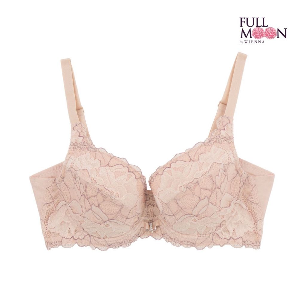 WIENNA Full Moon New Product NB91416 บรารู้ใจ สาวอกใหญ่ บราคัพใหญ่ ไซซ์ใหญ่ ชุดชั้นใน มีโครง สีเนื้อ