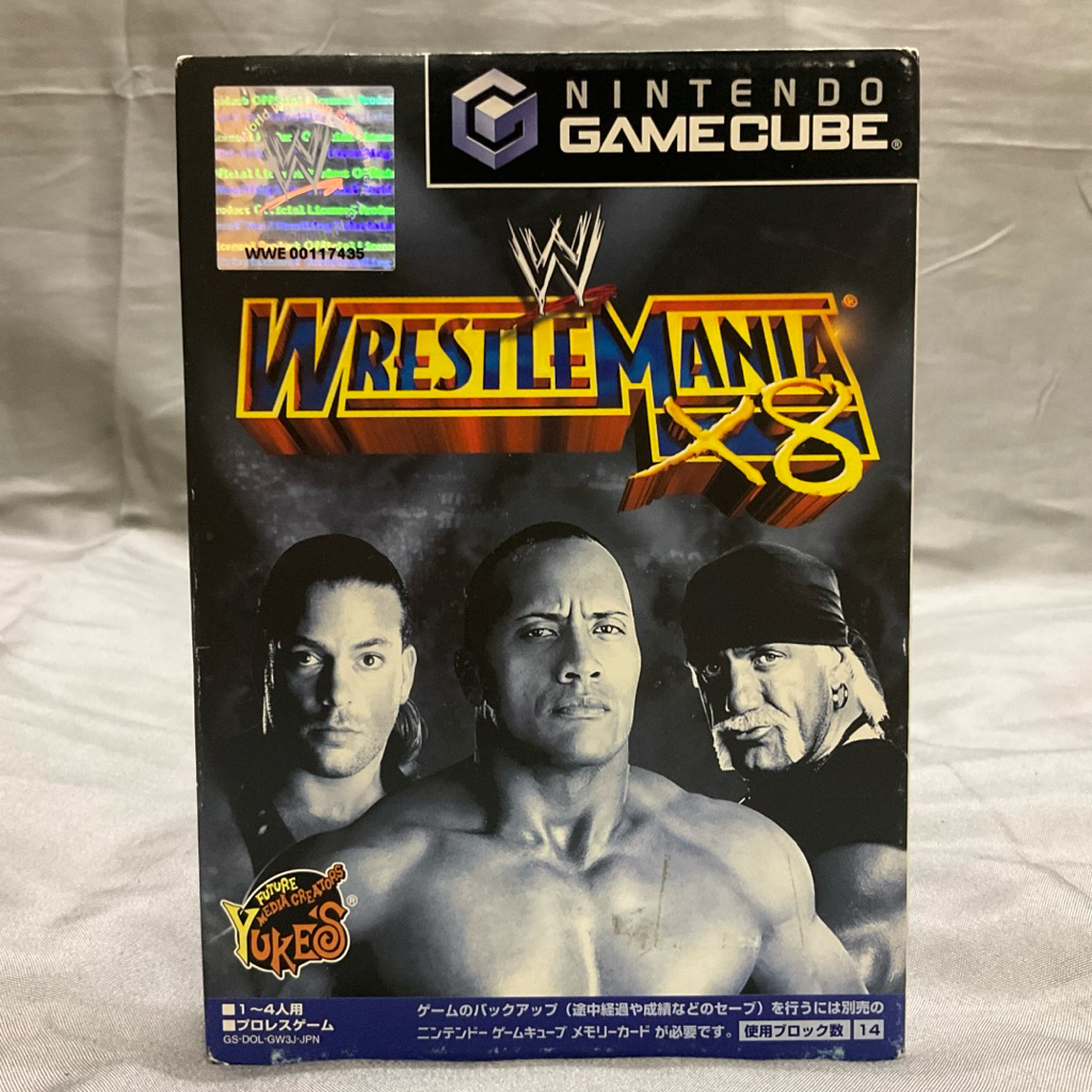 แผ่นแท้ [GC] [0152] WWE WrestleMania X8 (GS-DOL-GW3J) Gamecube Game Cube