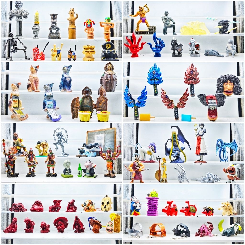 Volks Kabaya Mandala kaiyodo Yokai god Akabeko Red Cow figure gachapon ไคโยโด เทพ ปีศาจ โยไค วัว ฟิก
