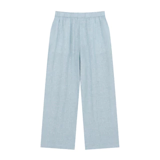 GIORDANO กางเกงขายาวผู้หญิง Women's Linen Viscose Pants 05416225