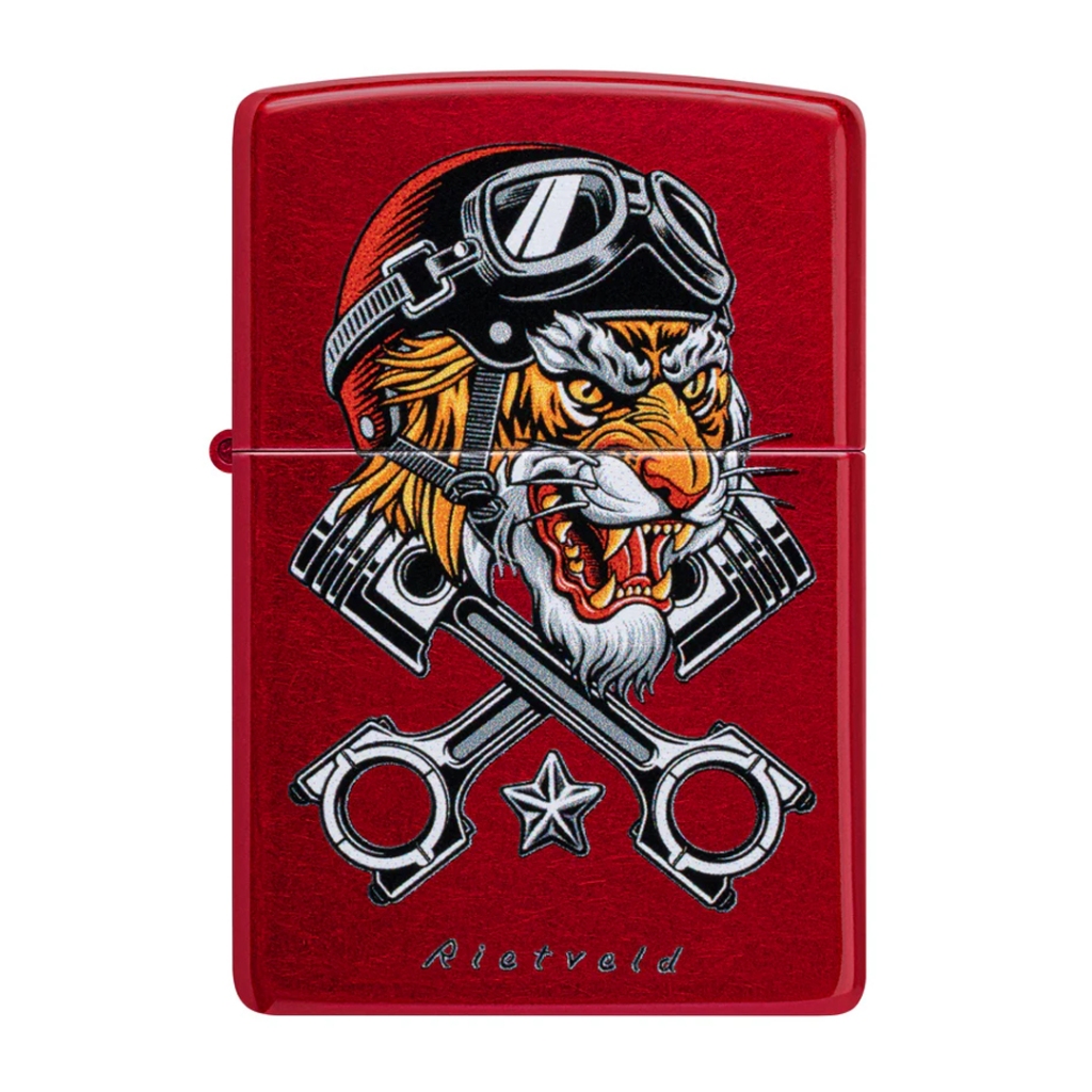 ซิปโป้ รุ่น 46934 Rietveld® Tiger ของแท้ รับประกันตลอดชีวิตนำเข้าและจำหน่ายโดยตัวแทนจำหน่าย