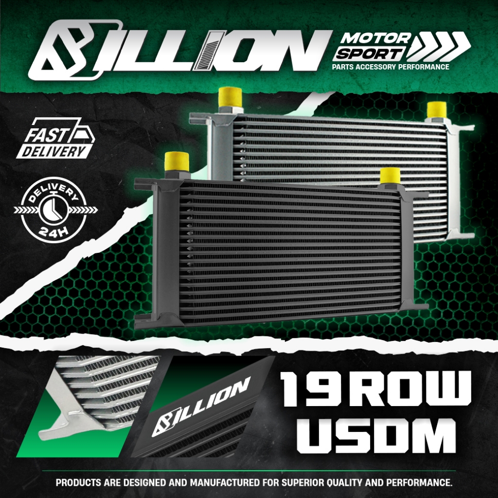 Oil Cooler แผงออยคูลเลอร์ Billion USDM AN10(19Row)