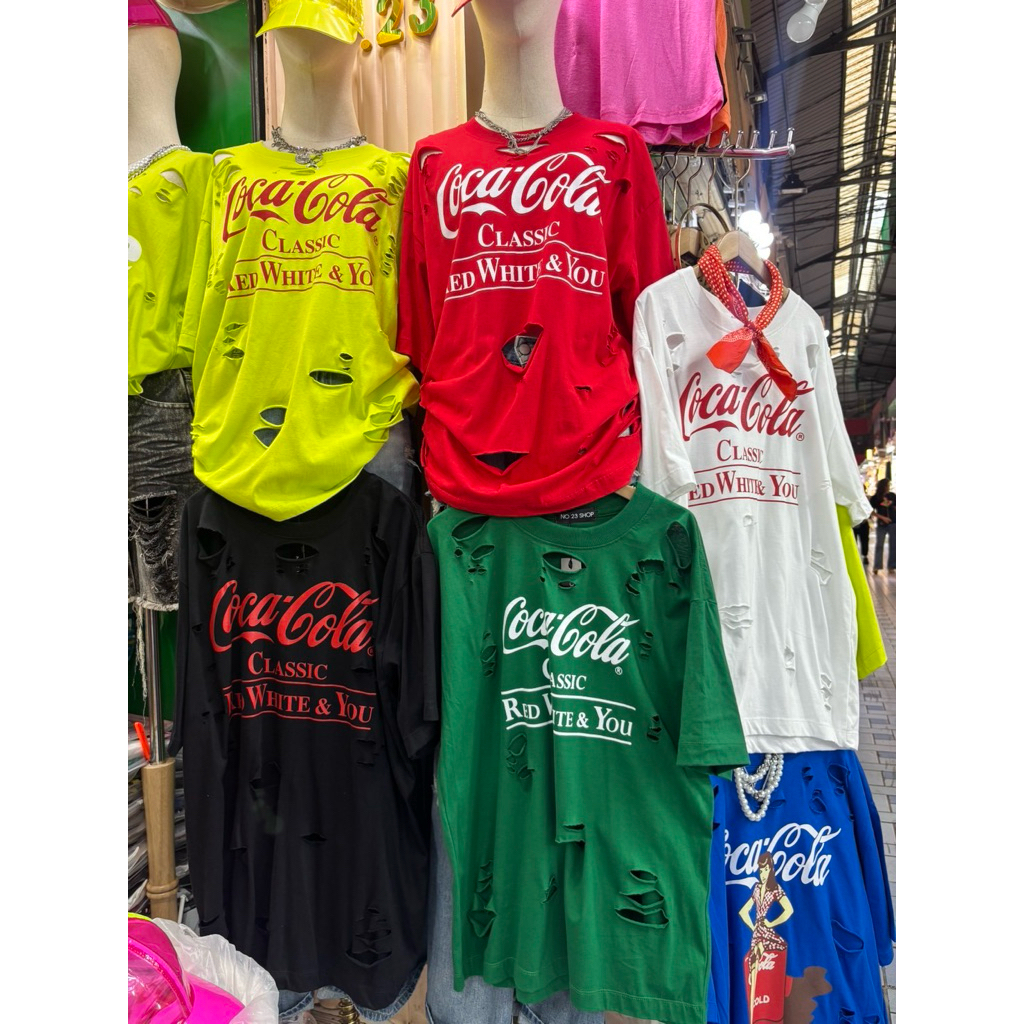 SIS.ON | SUMMER Oversize T-shirt เสื้อยืดแต่งขาดเซอร์ๆ ใส่เล่นสงกรานต์
