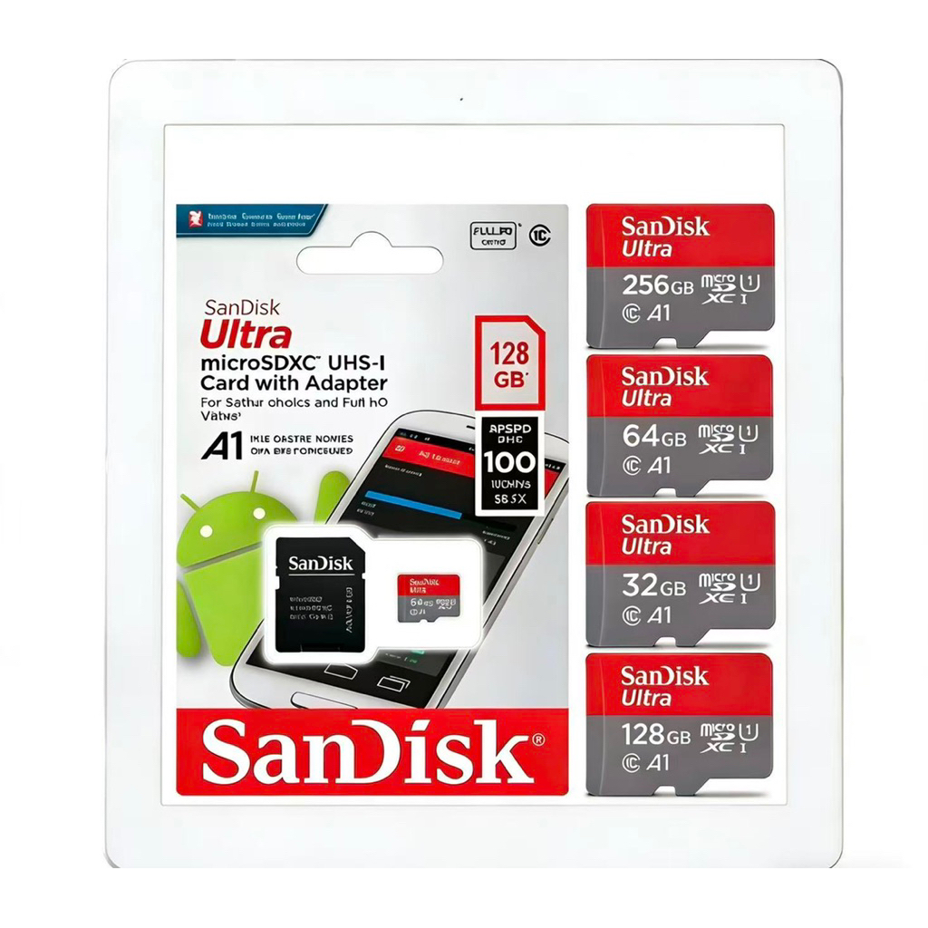 SDCARDS การ์ดหน่วยความจำวิดีโอ MicroSD ความเร็วสูง 120MB/s ความจ 32GB/64GB/128GB/256GB/512GB/1TB การ์ดหน่วยความจำ