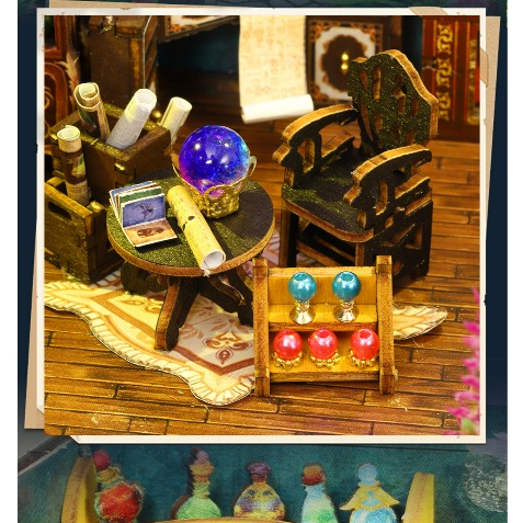 ส่งด่วนกทม. บ้านตุ๊กตา DIY ประกอบเอง Strange Castle รูปที่ 6