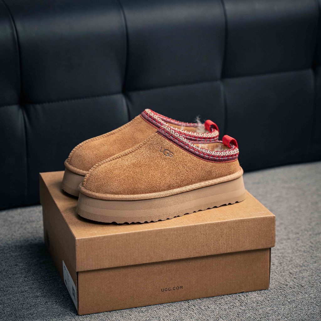 ของแท้ 100% UGG Tazz รองเท้าแตะหุ้มส้นผู้หญิง นุ่มสบาย ใส่ได้ทุกโอกาส มีขนด้านใน ราคา ถูกที่สุด ดีลบีเคเค แกลเลอรีภาพที่ 6