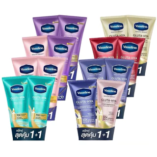 ถูกสุด! 1แถม1 ของแท้ วาสลีน กลูต้า ไฮยาลูรอน 290 มล เฮลธี้ ไบร์ท โลชั่น Vaseline Gluta ผิวขาวใส