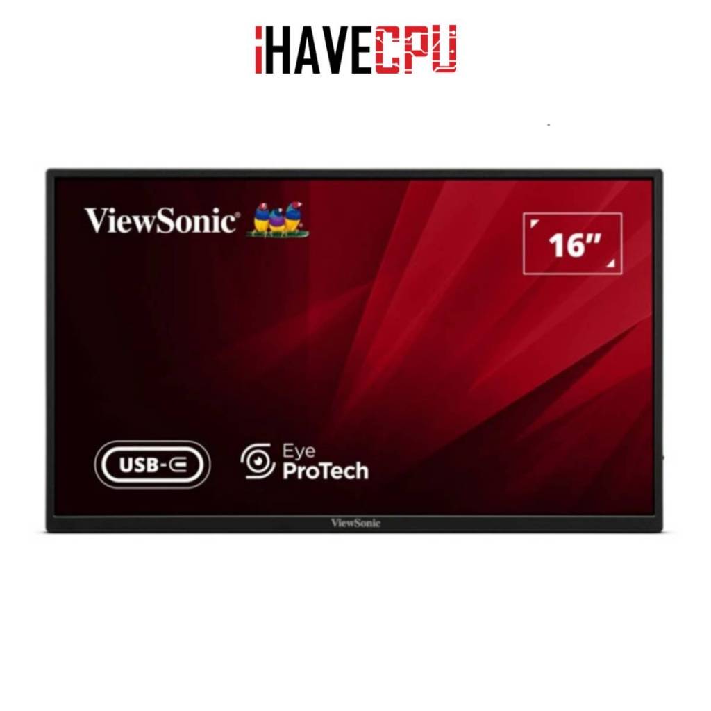 จอมอนิเตอร์พกพา (portable monitor) iHAVECPU VIEWSONIC VA1650 - 15.6 IPS FHD 60Hz