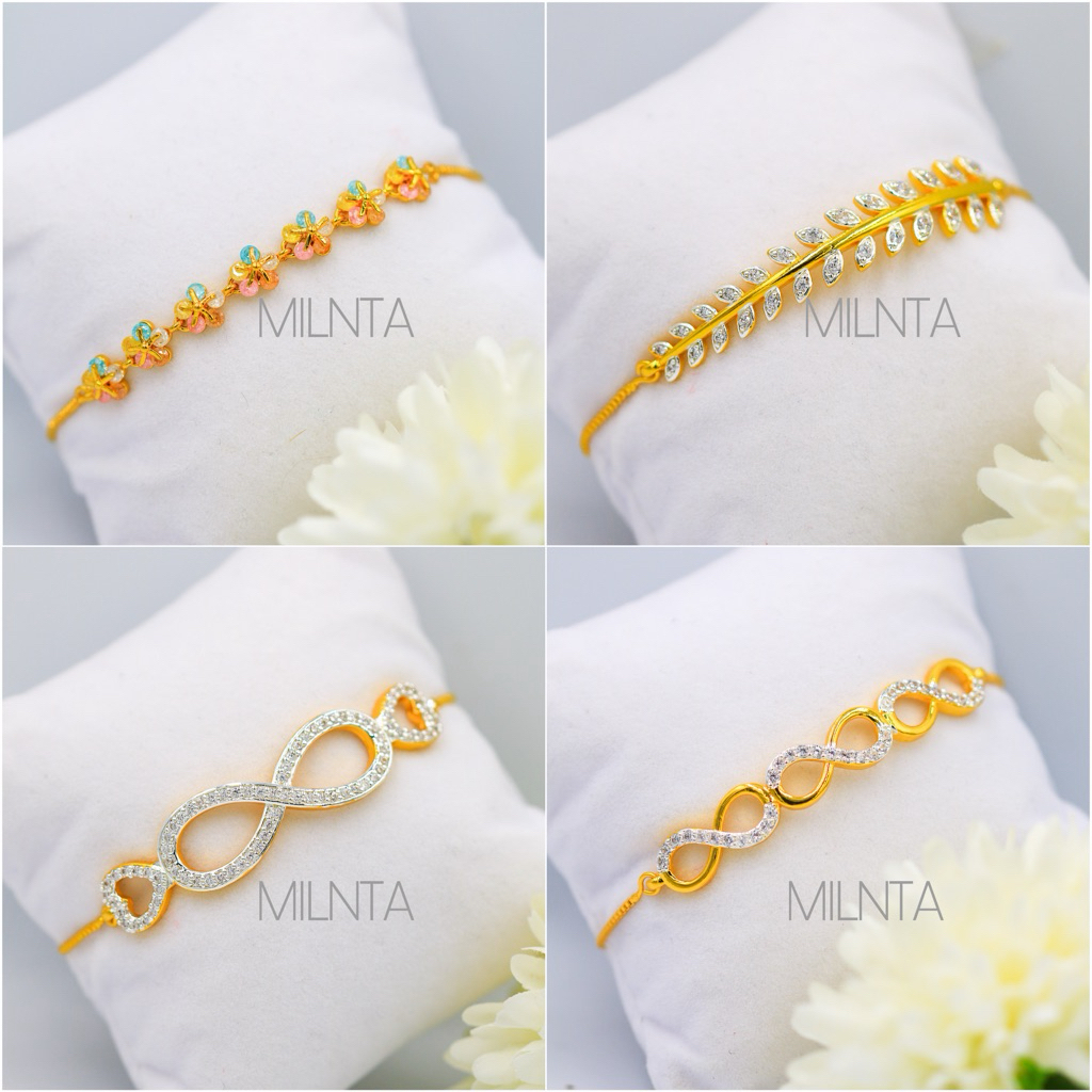 [⚡️ลดเพิ่ม 30% เก็บโค้ดหน้าร้าน] 1 เส้น สร้อยข้อมือ(วัสดุอย่างดี ไม่ลอกดำ แพ้ง่ายใส่ได้) CN Jewelry – โปรปัง