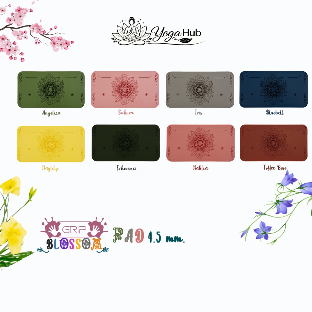 GRIP BLOSSOM PAD 4.5mm - เสื่อจิ๋ว พกพาสะดวก กันลื่น หนึบทั้งตอนมือแห้งและมีเหงื่อ