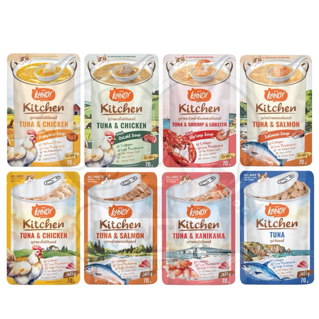 Kandy Kitchen อาหารเปียกสำหรับแมว (ยกโหล)