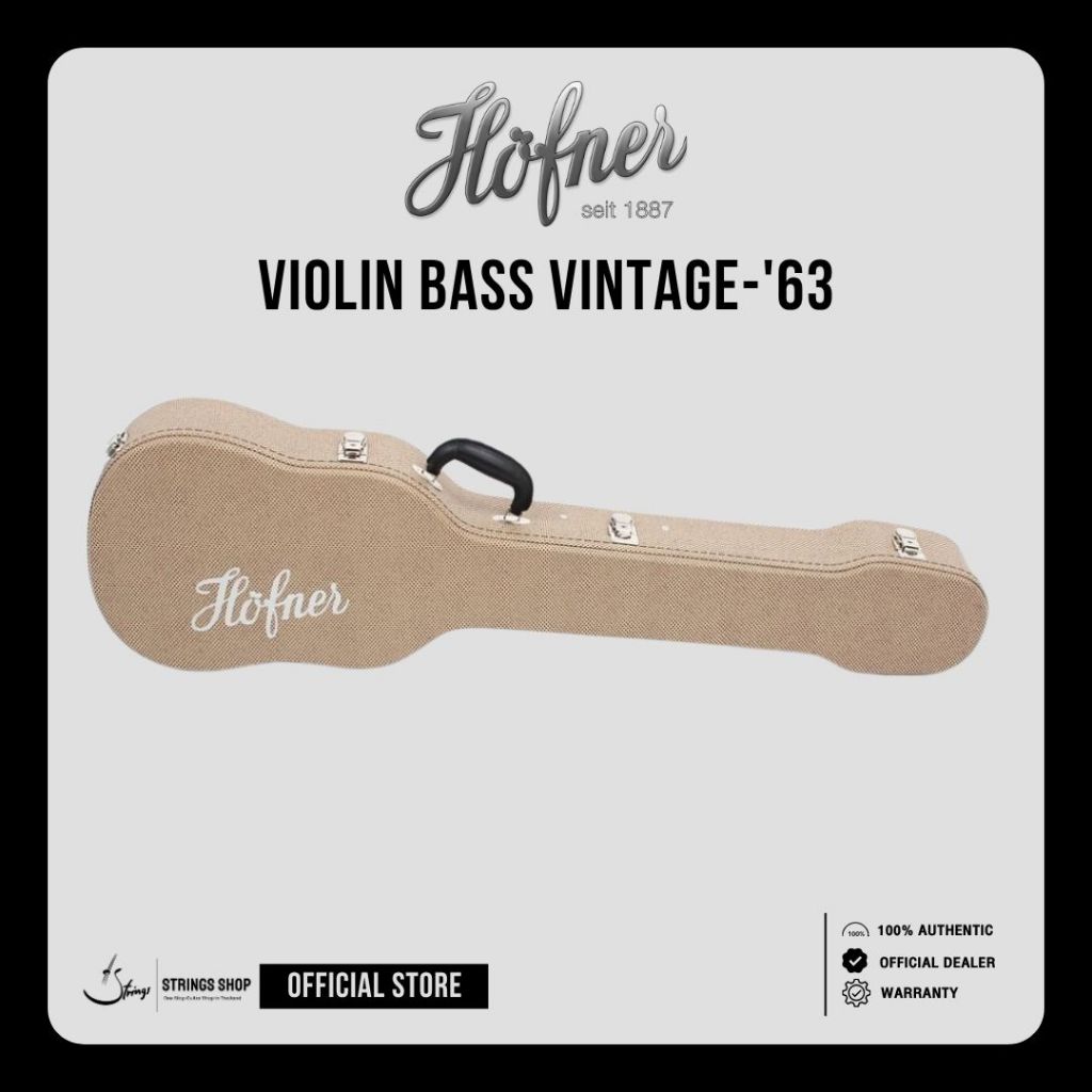 เคสเบส Höfner Case - Violin Bass Tweed Style
