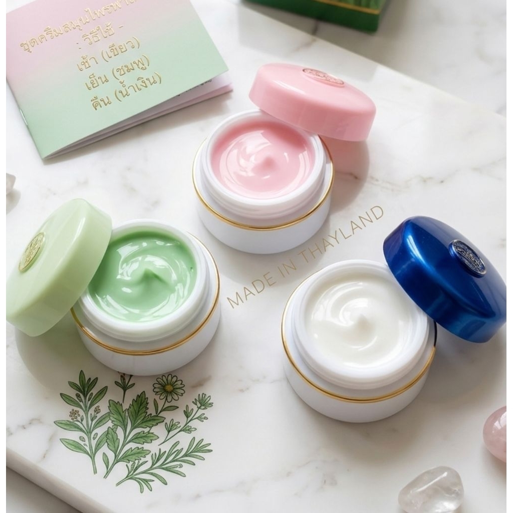 เซ็ทบำรุงเช้า-เย็น 3 ชิ้น