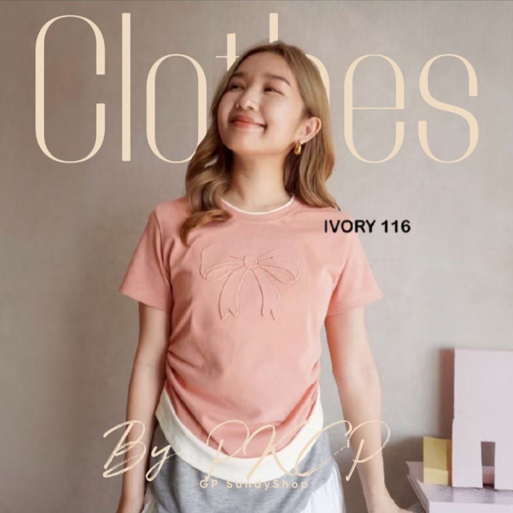 P29[NEW]🔖เสื้องานป้าย IVORY🔖