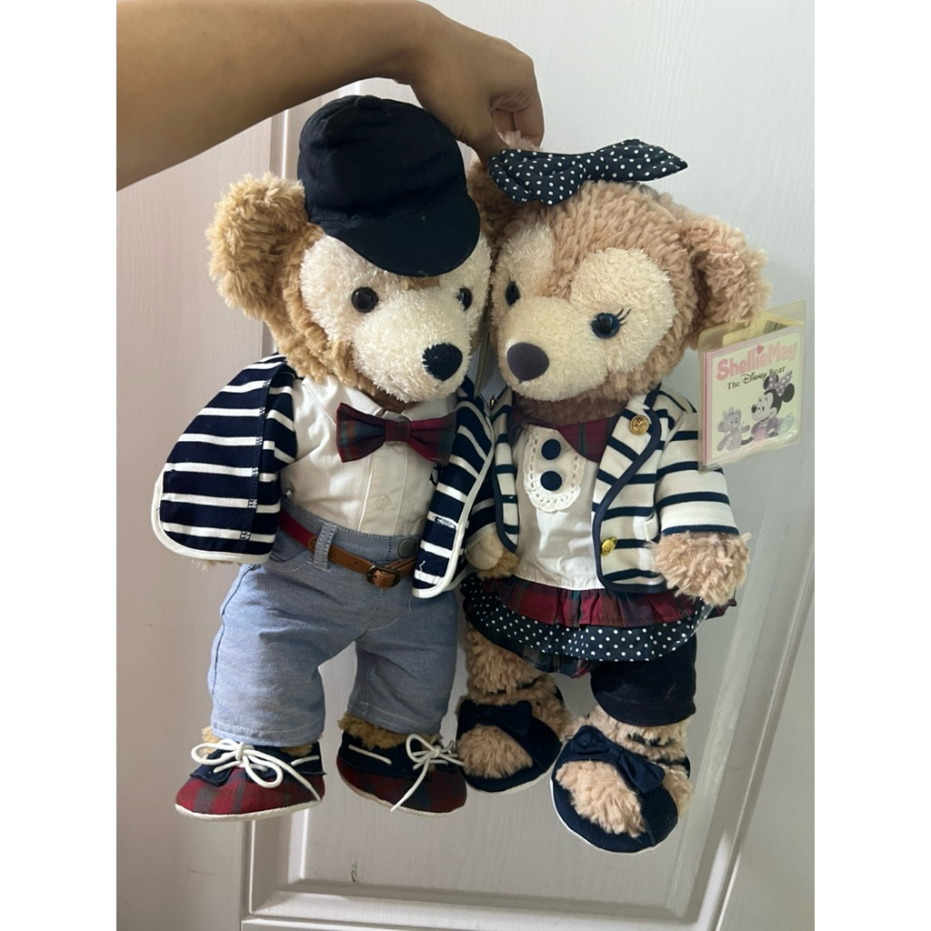 ของแท้ พร้อมส่งจากไทย🇹🇭 ตุ๊กตา​ Duffy and Friends ดัฟฟี่ เชลลี่เม ป้ายห้อย งานแต่งตัว ลิขสิทธิ์แท้มื