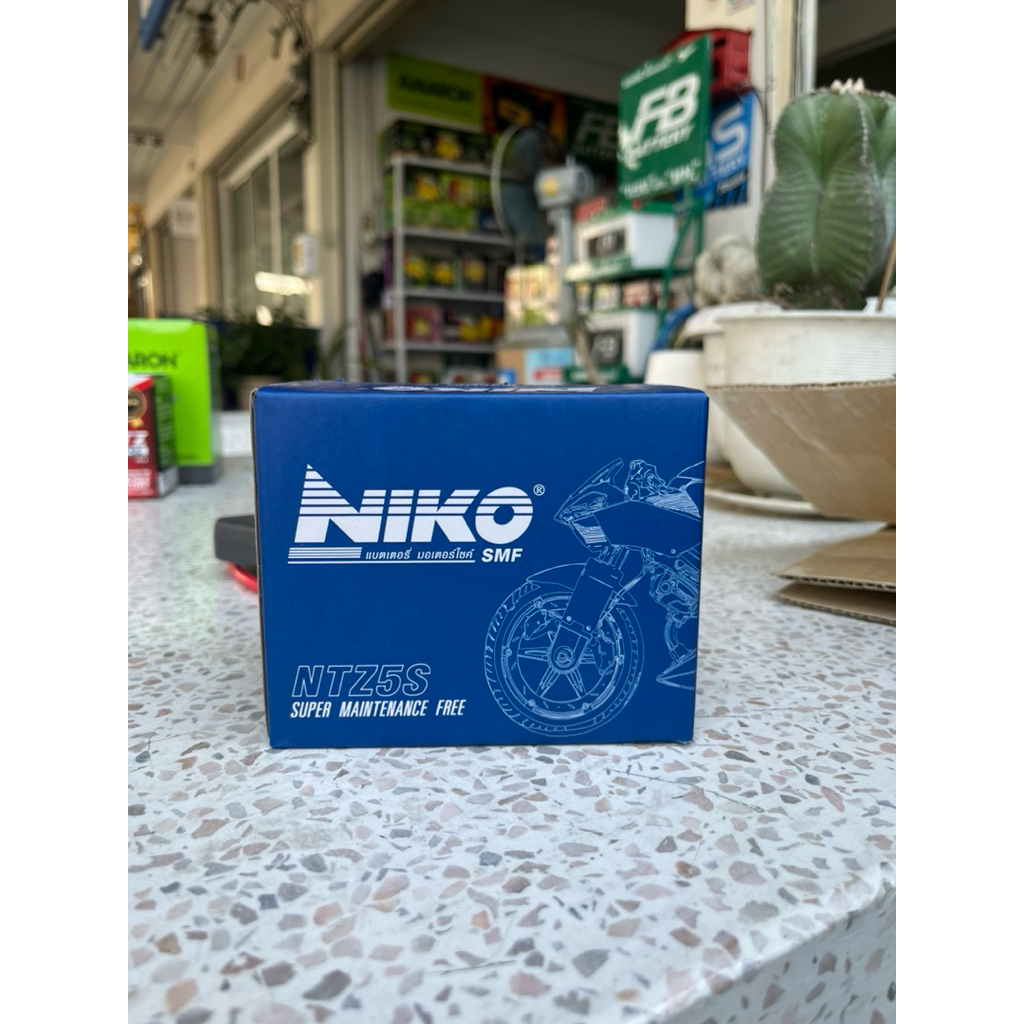 NIKO NTZ5S แบตเตอรี่รถจักรยานยนต์