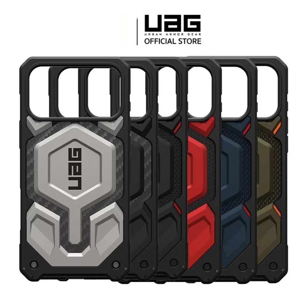 UAG Monarch Pro Case for iPhone 12 13 14 15 16 17 Pro Max, 14 15 16 Plus, 17 17Air Magnetic Wireless Charging Case cover